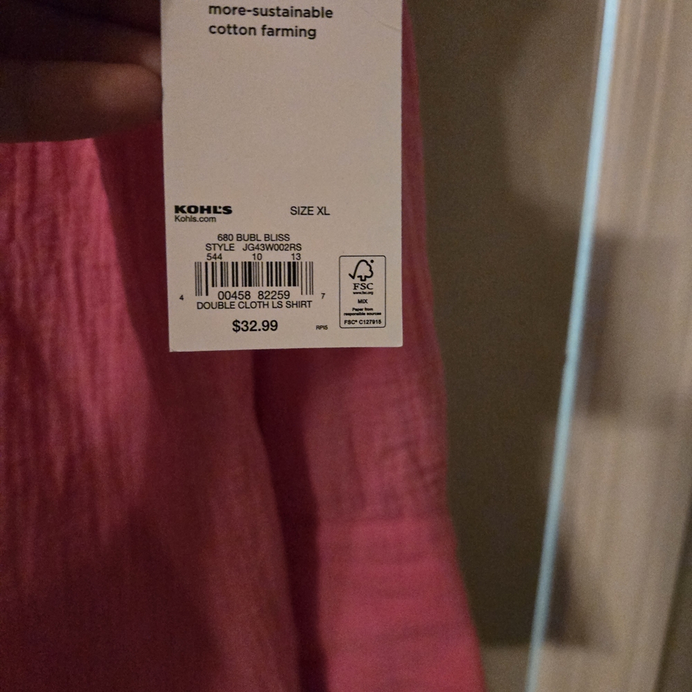 Pink Button-Up Shirt - Picture 3 of 5